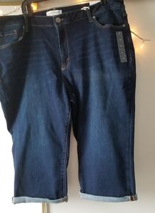 Cuffed Jean Pedal Pushers